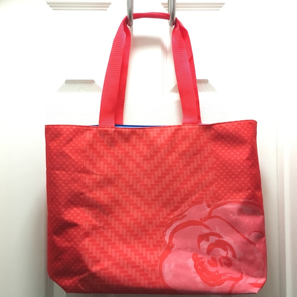 Lancome Coral Tote Bag